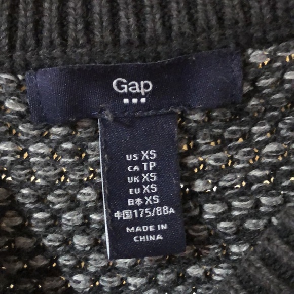 XS Gap Grey knit sweater - Picture 3 of 3